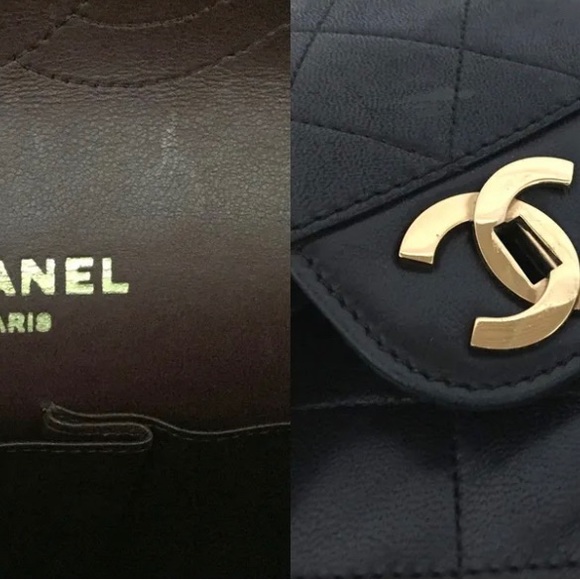 CHANEL Double Flap 27 Quilted CC Logo Lambskin Chain Shoulder Bag - Picture 17 of 17